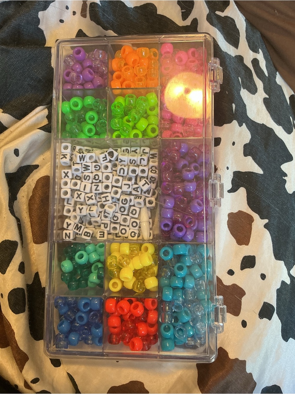 Colorful Assorted Plastic Craft Beads - Mixed Colors